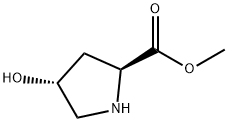 (2S,4R)-Methyl 4-hydroxypyrrolidine-2-carboxylate Structure