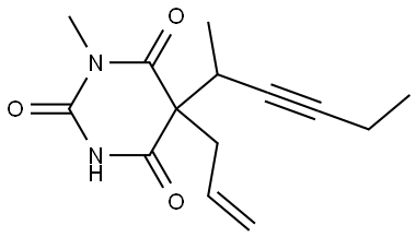 Methohexital Structure