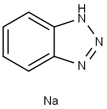 Sodium benzotriazole Structure