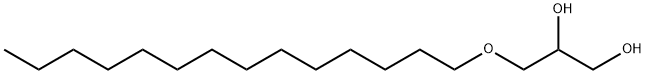 1-O-Tetradecylglycerin Structure
