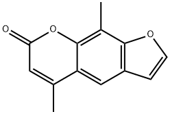 4,8-dimethyl-5'-carboxypsoralen Structure