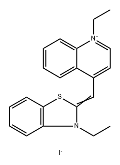 1,3'-DIETHYL-4,2'-QUINOLYLTHIACYANINEIODIDE Structure