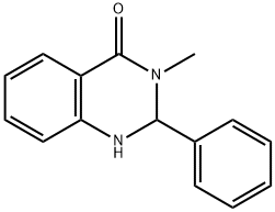 1,2-Dihydro-2-phenyl-3-methylquinazoline-4(3H)-one Structure