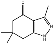 3,6,6-TRIMETHYL-1,5,6,7-TETRAHYDRO-4H-INDAZOL-4-ONE Structure