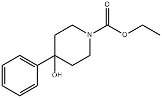 ethyl 4-hydroxy-4-phenylpiperidine-1-carboxylate Structure