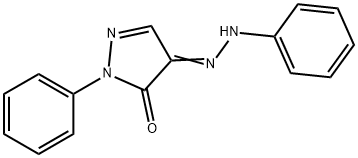 1-Phenyl-4-(2-phenylhydrazono)-1H-pyrazole-5-one Structure