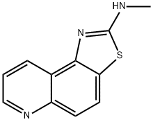 Thiazolo[4,5-f]quinoline, 2-(methylamino)- (8CI) Structure