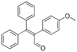 2-(4-Methoxyphenyl)-3,3-diphenylacrylaldehyde Structure