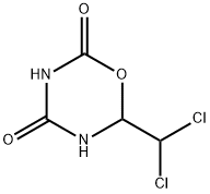 2H-1,3,5-Oxadiazine-4,6-diol,  2-(dichloromethyl)-  (8CI) Structure
