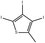 2,3,4-triiodo-5-methylthiophene Structure
