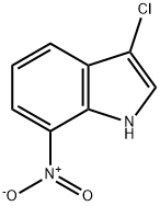 3-CHLORO-7-NITRO-1H-INDOLE Structure
