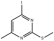 4-IODO-6-METHYL-2-METHYLTHIO-PYRIMIDINE Structure