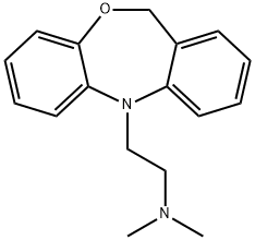 5-[2-(Dimethylamino)ethyl]-5,11-dihydrodibenz[b,e][1,4]oxazepine Structure