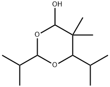 2,6-Diisopropyl-5,5-dimethyl-1,3-dioxan-4-ol Structure