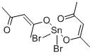 TIN(IV) BIS(ACETYLACETONATE) DIBROMIDE Structure