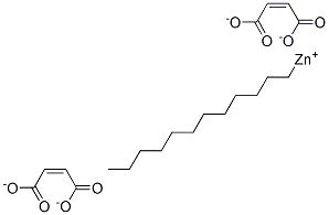 Bis(maleic acid 1-dodecyl)zinc salt Structure