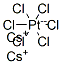dicesium hexachloroplatinate  Structure