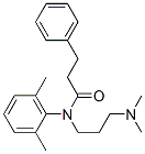 N-(3-Dimethylaminopropyl)-N-(2,6-dimethylphenyl)benzenepropanamide Structure