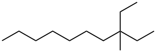 3-Ethyl-3-methyldecane Structure