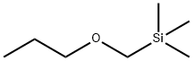 Silane, trimethyl(propoxymethyl)- Structure