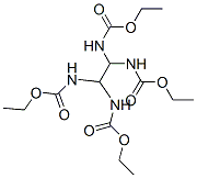 Ethanediylidenetetracarbamic acid tetraethyl ester Structure