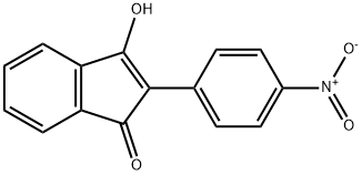 3-HYDROXY-2-(4-NITROPHENYL)-1H-INDEN-1-ONE Structure