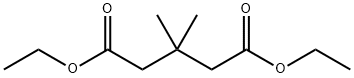3,3-Dimethylpentanedioic acid diethyl ester Structure