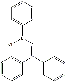 Chlorophenyl[(diphenylmethylene)amino]borane Structure