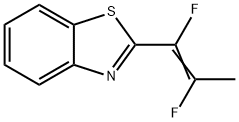 Benzothiazole, 2-(1,2-difluoropropenyl)- (8CI) Structure