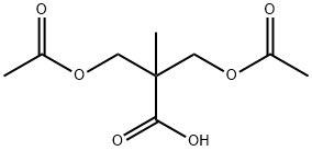 2,2-BIS-(ACETOXYMETHYL)PROPIONIC ACID Structure