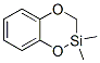 2,2-Dimethyl-2,3-dihydro-1,4,2-benzodioxasilin Structure