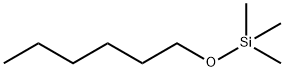 Hexyl(trimethylsilyl) ether Structure