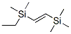 trans-1-Trimethylsilyl-2-dimethylethylsilylethylene Structure