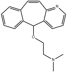 5-[2-(Dimethylamino)ethoxy]-5H-benzo[4,5]cyclohepta[1,2-b]pyridine Structure