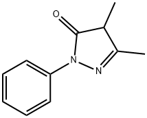 2,4-dihydro-4,5-dimethyl-2-phenyl-3H-pyrazol-3-one Structure