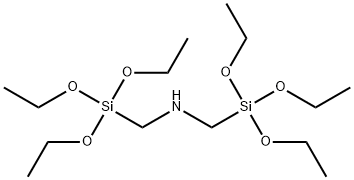 BIS(TRIETHOXYSILYLMETHYL)AMINE Structure