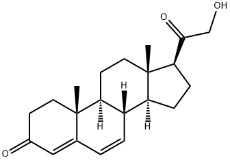 Pregna-4,6-diene-3,20-dione, 21-hydroxy- Structure