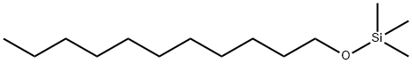 Undecyl(trimethylsilyl) ether Structure