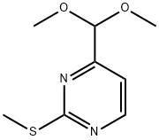 4-(二甲氧甲基)-2-甲硫基嘧啶