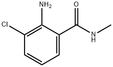 2-Amino-3-chloro-N-methylbenzamide Structure