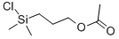 3-ACETOXYPROPYL DIMETHYLCHLOROSILANE Structure