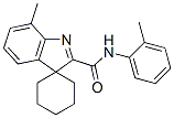 2'-(2-Methylphenylaminocarbonyl)-7'-methylspiro[cyclohexane-1,3'-[3H]indole] Structure