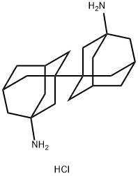 1,1'-Biadamantane-3-3'-diamine dihydrochloride Structure