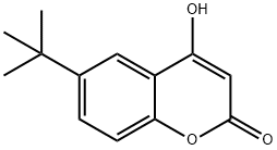 6-TERT-BUTYL-4-HYDROXY-2H-CHROMEN-2-ONE Structure
