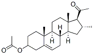 16ALPHA-METHYLPREGNENOLONE ACETATE Structure