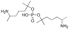 bis[5-amino-1,1-dimethylhexyl] hydrogen phosphate Structure