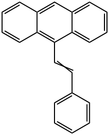 TRANS-9-STYRYLANTHRACENE Structure