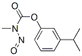 Methylnitrosocarbamic acid m-isopropylphenyl ester Structure