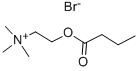 BUTYRYLCHOLINE BROMIDE Structure