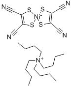 1-BUTANAMINIUM,N,N,N-TRIBUTYL-, (SP-4-1)-BIS[2,3-DI(MERCAPTO-.KAPPA.S)-2-BUTENEDINITRILATO(2-)NICKELATE(1-) (9CI) Structure
